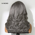 New Customers Only | Effortlessly Chic Layered Haircut Wavy Glueless HD Minimalist Lace Short Wig