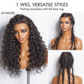 PreMax Wigs - HD Full Lace Water Wave / Straight Flexi-Fit Invisi Drawstring Cap Long Wig