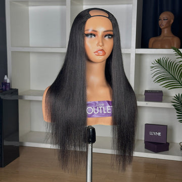 Special Deal | Yaki Straight Glueless U Part Wig Human Hair  - US Only