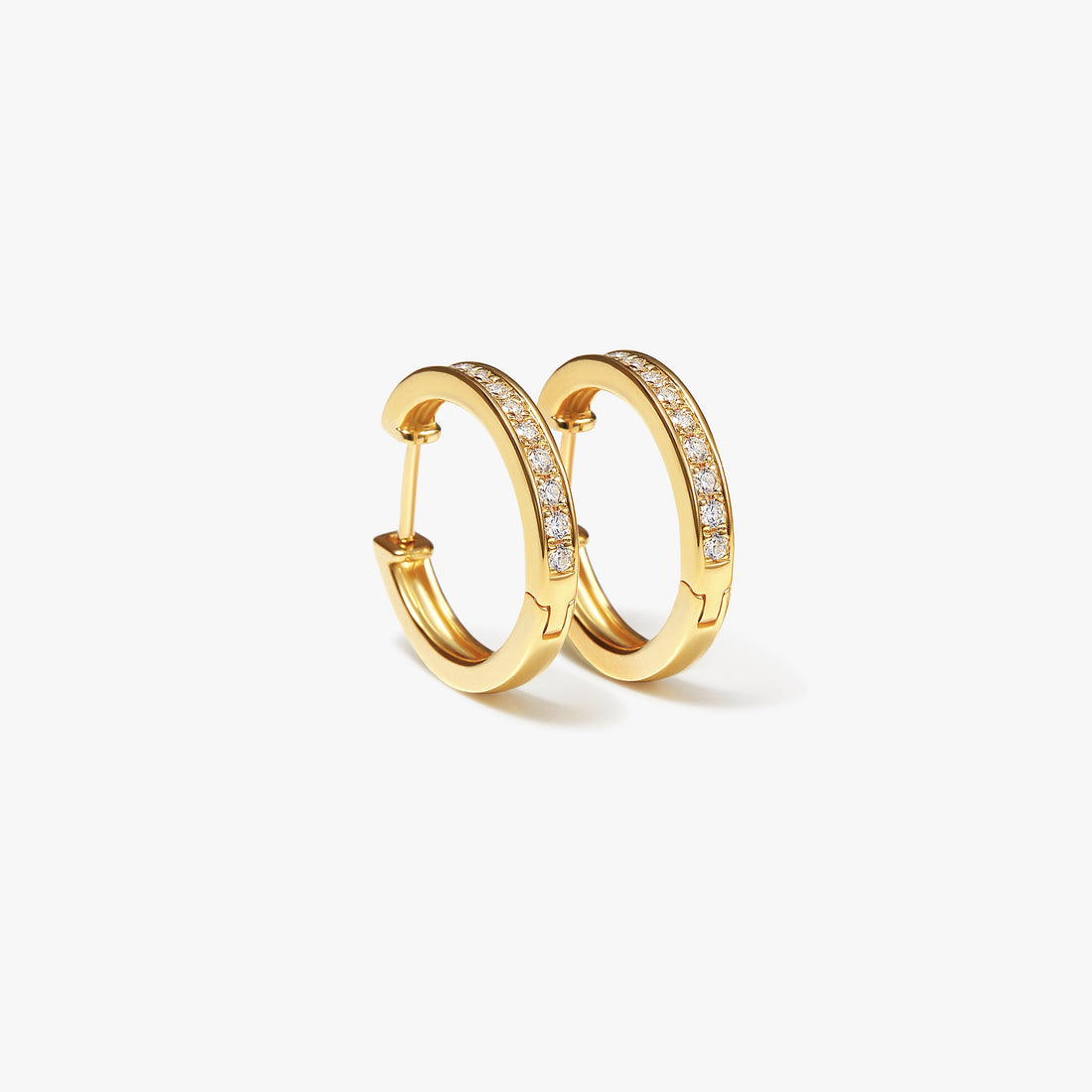 VIP Points Reward | Timeless Radiant Pavé Hoop Earrings