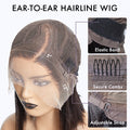 PreMax Wigs - Chic & Natural Layered Bob Wig Ear-to-Ear Wide T Lace Glueless Human Hair Wig Pre-Cut Lace