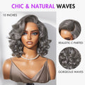 Weekly Special | Mature Boss Brown Ombre Highlight / Natural Black / Salt and Pepper Loose Wave Glueless Minimalist HD Lace Wig