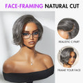 Exclusive Sale | Mature Boss Style Affordable Pre-styled Short Pixie Cut Glueless HD Lace Wig Pre-Cut Lace