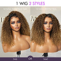 Exclusive Sale | Go Natural Ease | Soft Kinky Curly Glueless 5x5 Closure HD Lace Wig Ready to Go