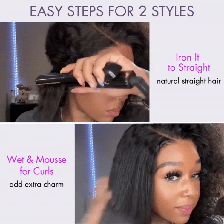 Special Deal | Wet and Wavy 5x5 Closure Pre-Cut Lace Water Wave Wig Glueless Side Part Human Hair Wig