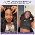 AiryFit™ Scalp Care Wigs | Effortless Water Wave Snugfit Glueless 5x5 Closure Pre-Cut Lace Curly Wig