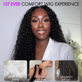 AiryFit™ Scalp Care Wigs | Effortless Water Wave Snugfit Glueless 5x5 Closure Pre-Cut Lace Curly Wig