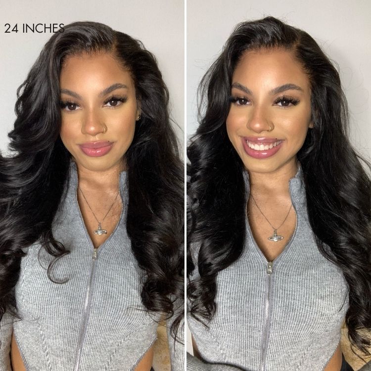 Exclusive Sale | Luvme All-Day Comfort™ Wig Glueless 7x6 Closure HD Lace Loose Body Wave Long Wig Pre-Cut Lace