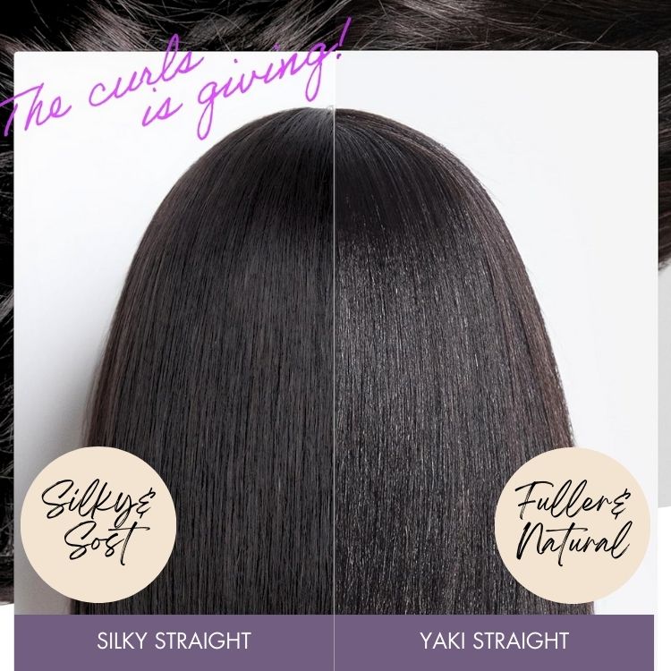 New Customers Only | Put On and Go Realistic Glueless Yaki Straight Bob with Bangs Minimalist Lace Wig 100% Human Hair