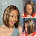 Special Deal | Luvme Hair PartingMax Glueless Wig Silky Blunt Bob Cut 7x6 Closure HD Lace Wig Breathable Cap