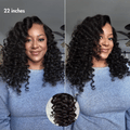 Luvme All-Day Comfort™ Wig 180% Density Bouncy Wand Curly 7x6 Closure HD Glueless Wig Pre-Cut Lace