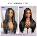 New Customers Only | Luvme All-Day Comfort™ Wig Layered Light Yaki Straight Glueless 7x6 Closure HD Lace Human Hair Wig Pre-Cut Lace