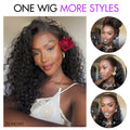 Luvme Flexiwig™ PreMax Wigs | Water Wave Flexi-Fit Invisi Drawstring Cap 360 Lace Long Curly Wig Pre-Cut Lace
