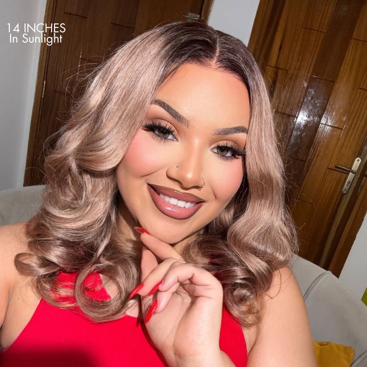 Ash Blonde Loose Body Wave 5x5 Closure Lace Glueless Wig Breathable Cap