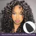 Straight / Body Wave / Kinky Curly / Yaki Straight / Kinky Straight / Messy Curly Clip in Hair Extensions Real Human Hair Pieces 135g 9pcs / 7pcs with Free Gift