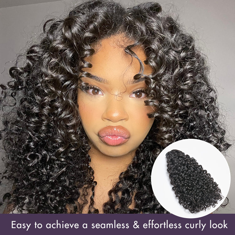 Straight / Body Wave / Kinky Curly / Yaki Straight / Kinky Straight / Messy Curly Clip in Hair Extensions Real Human Hair Pieces 135g 9pcs / 7pcs with Free Gift