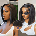 Weekly Special | Luvme All-Day Comfort™ Wig Blunt Cut Bob Glueless Minimalist HD Lace Short Human Hair Wig Pre-Cut Lace