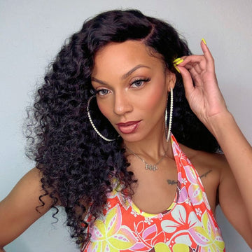 PreMax Wigs | Ear to Ear Super Natural Hairline Deep Wave Glueless 5x5 Upgraded Lace Front Long Curly Wig Pre-Cut Lace
