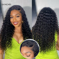 PreMax Wigs | Ear to Ear Super Natural Hairline Deep Wave Glueless 5x5 Upgraded Lace Front Long Curly Wig Pre-Cut Lace