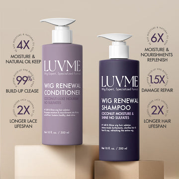 US Only | Wig Renewal Shampoo & Conditioner Set, Coconut Moisture & Effectively Cleans | Add-on Item