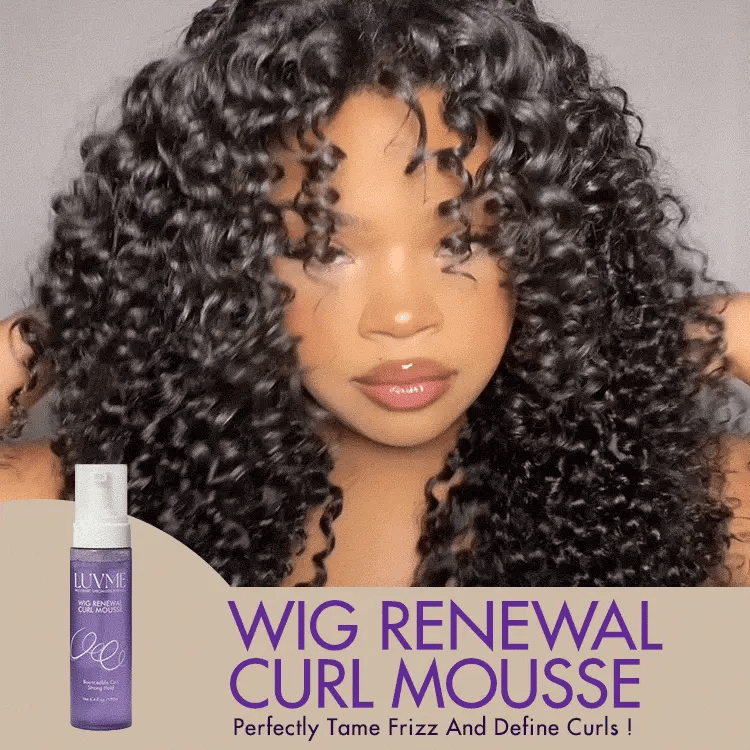 US Only | Wig Curl Mousse with Coconut Oil & Shea, Bounceable Curls, Strong Hold, Frizz Control Styling
