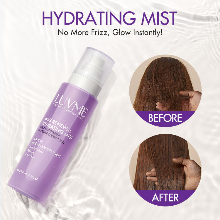 US Only | Wig Renewal Hydrating Mist, Leave-in Conditioning, All-day Hydration