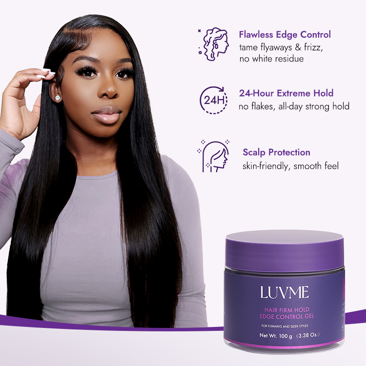 US Only | 1pc Edge Control Gel, 24h Long-Lasting Hold, for Flyaways and Sleek Styles | Add-on Item