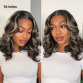VIP Week Only | Curtain Bangs Blonde Highlight Loose Wave Glueless 5x5 Closure Pre-Cut Lace Wig All Head Sizes Fit Cap | US Only