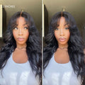 Luvme All-Day Comfort™ Wig 180% Density Loose Body Wave Glueless 7x6 Closure HD Lace Human Hair Wig with Bangs Pre-Cut Lace