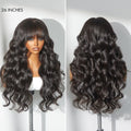 Exclusive Sale | Luvme All-Day Comfort™ Wig Loose Body Wave Glueless 7x6 Closure HD Lace Human Hair Wig with Bangs Pre-Cut Lace