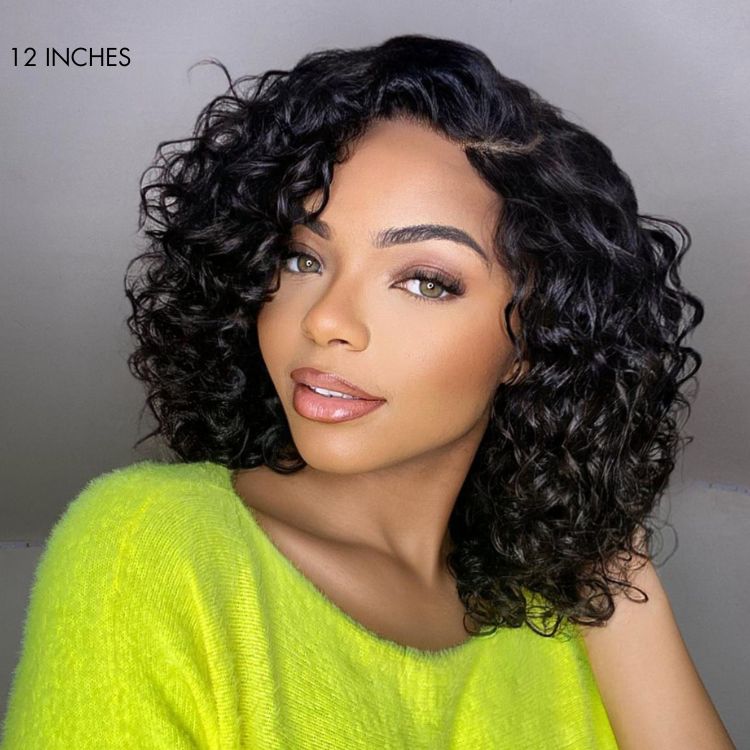 Luvme All-Day Comfort™ Wig Deep Wave Glueless Minimalist HD Lace Human Hair Curly Wig Pre-Cut Lace