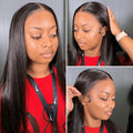 Exclusive Sale | PreMax Wigs | Super Natural Hairline Silky Straight Glueless 13x4 Frontal Lace Wig Human Hair Pre-Cut Lace