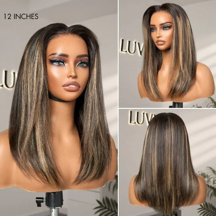 Exclusive Sale | PreMax Wigs | Super Natural Hairline Silky Straight Glueless 13x4 Frontal Lace Wig Human Hair Pre-Cut Lace