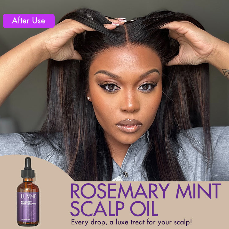 US Only | Luvme Rosemary Mint Scalp Oil, Scalp Care, Soothe & Strengthen