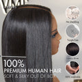 PreMax Wigs - Super Natural Hairline Silky Blunt Cut Bob Glueless 5x5 Closure Lace Wig