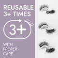 Luvme Self-Adhesive Eyelashes, No Glue Needed, 3-in-1 Multi-Style Pack