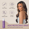 US Only | Heat Protectant Spray, Leave-in Conditioner, up to 450℉ Heat Protection, Color & Shine Seal