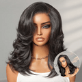 Exclusive Sale | Effortlessly Chic Layered Haircut Wavy Glueless HD Minimalist Lace Short Wig