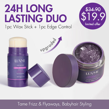 24H Long Lasting Duo | Wax Stick+Edge Control | Add-on Item
