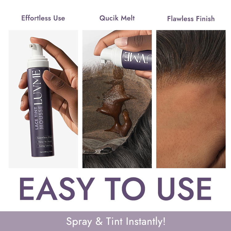 US Only | 1pc Dark Brown Lace Tint Mousse for Wig Melt | Add-on Item