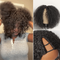Tiktok Exclusive Deal | Luvme Too Easy Texture™ Wig 180% Density  Kinky Curly / Yaki Straight Glueless V Part Flexi-Fit Drawstring Wig