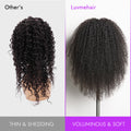 Tiktok Exclusive Deal | Luvme Too Easy Texture™ Wig 180% Density  Kinky Curly / Yaki Straight Glueless V Part Flexi-Fit Drawstring Wig