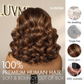 Luvme Hair 180% Density Elegant Brown Ombre Loose Wave Minimalist HD Lace Glueless Wig Pre-Cut Lace - US Only