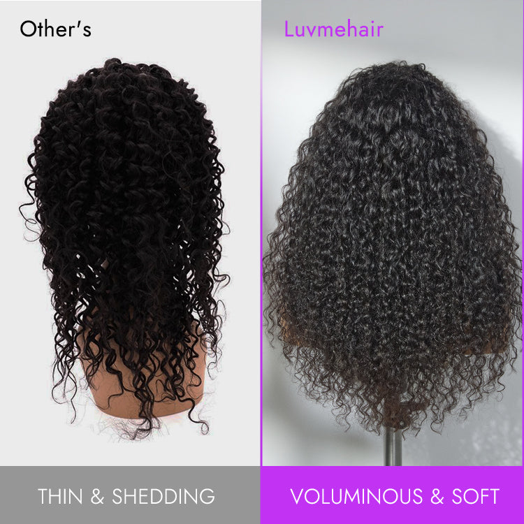 Luvme Too Easy Texture™ Wig 180% Density Water Wave Glueless Headband Wig Flexi-Fit Drawstring (Get Free Trendy Headbands)