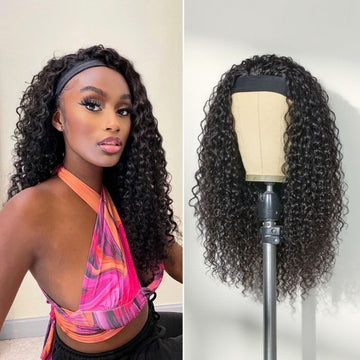 Special Deal | Luvme Too Easy Texture™ Wig Water Wave Glueless Headband Wig Flexi-Fit Drawstring (Get Free Trendy Headbands)