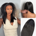 Tiktok Exclusive Deal | Luvme Too Easy Texture™ 3-In-1 Half Wig 180% Density Kinky Curly / Yaki Straight / Water Wave Glueless Flexi-Fit Drawstring Wig