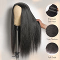 New Customers Only | Luvme Too Easy Texture™ 3-In-1 Half Wig Kinky Curly / Yaki Straight / Messy Burmese Curly Glueless Flexi-Fit Drawstring Wig
