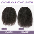 Luvme Too Easy Texture™ Kinky Curly Flexi-Fit Invisible Drawstring Clip-In Ponytail Extension Human Hair