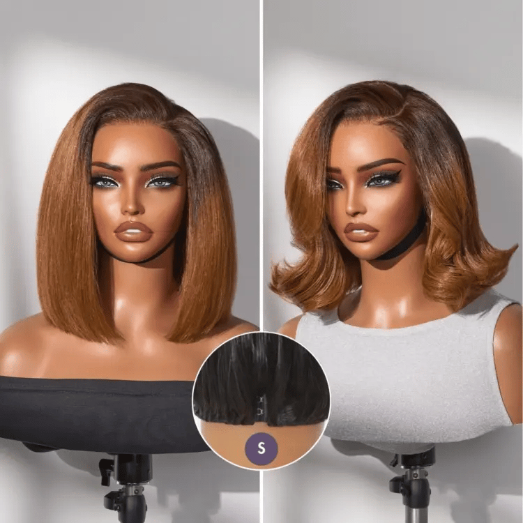 Luvme All-Day Comfort™ Wig Blunt Cut Bob Glueless Minimalist HD Lace Short Human Hair Wig Pre-Cut Lace