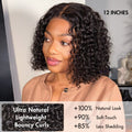New Customers Only | Brown Highlight / Natural Black / Blonde Highlight Deep Curly Glueless 5x5 Closure Pre-Cut Lace Wig